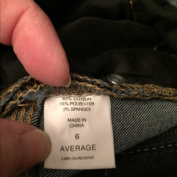 NY&C Curvy Skinny Size 6 Dark Denim Jeans - Picture 4 of 5